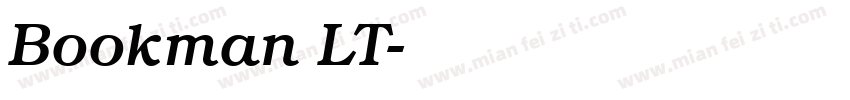 Bookman LT字体转换